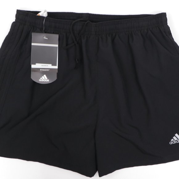 NOS Vintage Adidas Spell Out Running Shorts Black - Picture 2 of 7